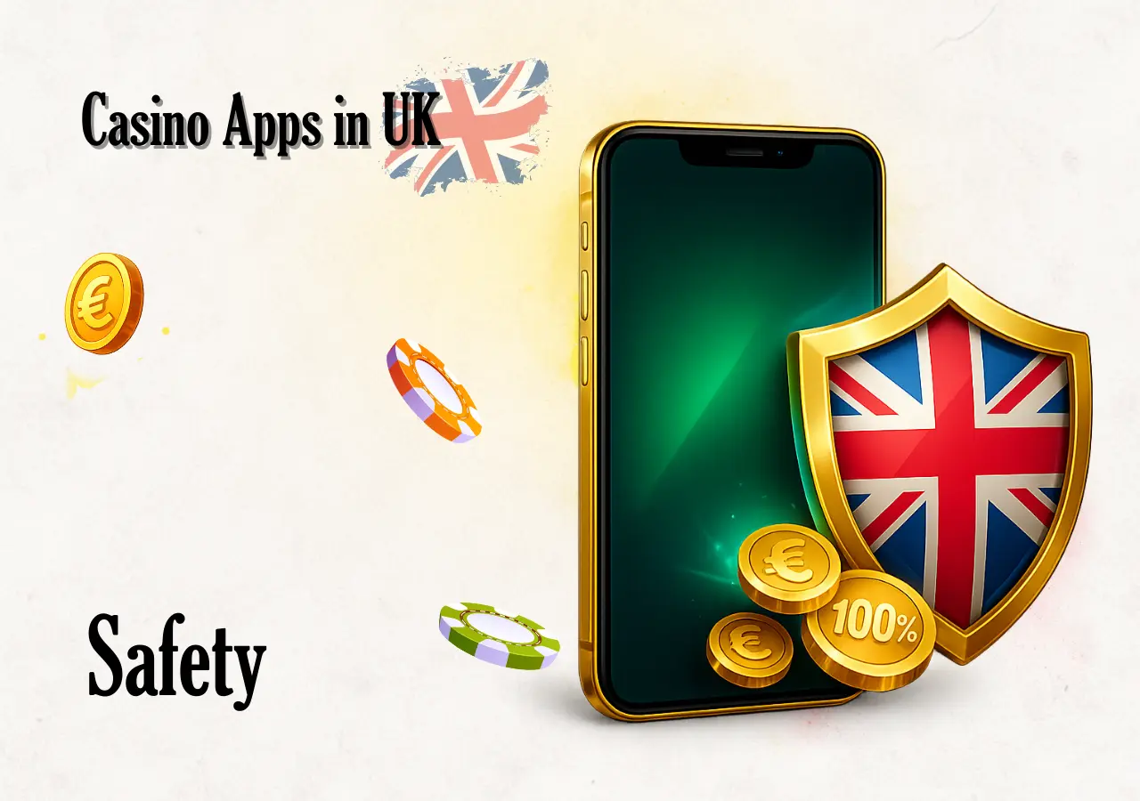 Casino apps in UK licensed by UKGC ensure safe play